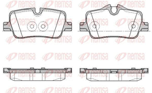 Remsa 1873.00 (34206888825 Equivalent) Rear Brake Pads for BMW G2x 3/4 Series (non M Sport Brake)