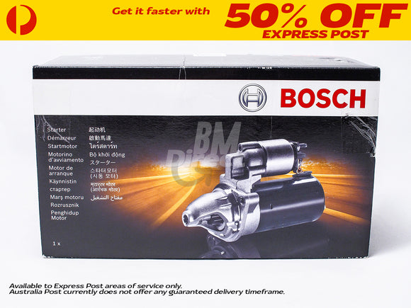 1986S00013 0 001 107 527 (12412354701 equivalent) Bosch starter motor.