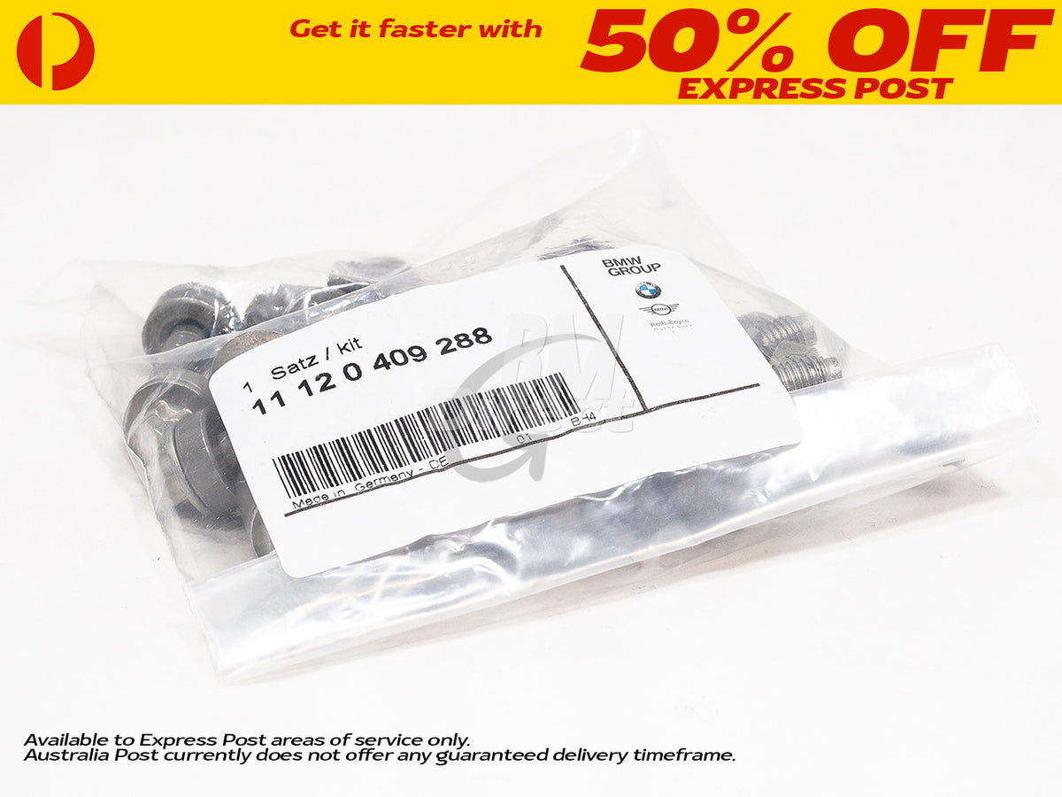 11120409288 Genuine BMW rocker cover bolt set BM Direct, Sydney.