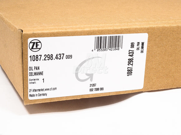 ZF 1087.298.437 BMW 8HP 8 speed transmission pan kit (24118612901 equivalent).